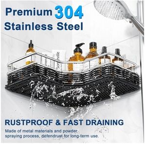 Corner Shower Shelves, 3 Pack